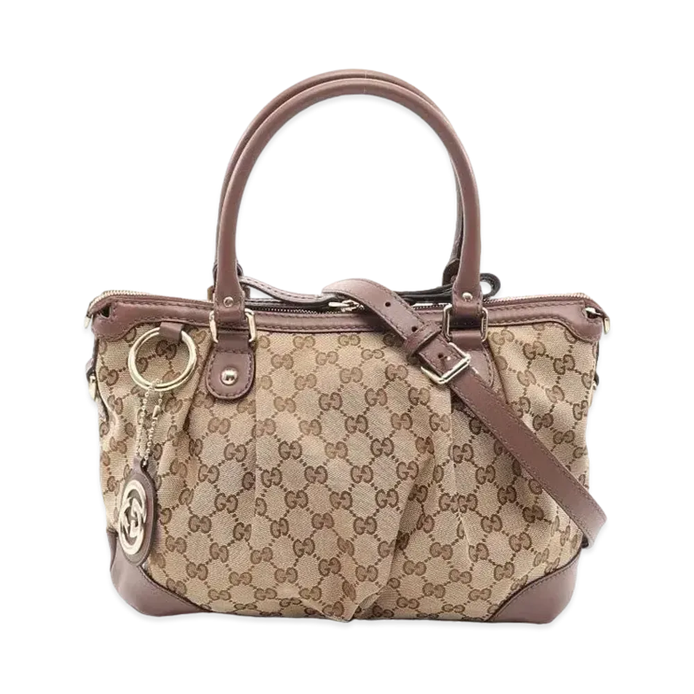 GUCCI GG Canvas 2WAY Bag