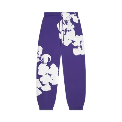DENIM TEARS Biggie Cotton Wreath Sweatpants "Purple"
