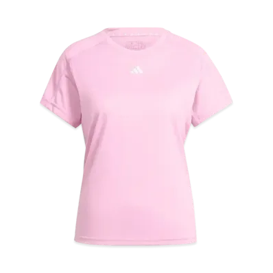 adidas Aeroready Train Essentials Minimal Logo Crewneck Short Sleeve T-Shirt "Bliss Pink"