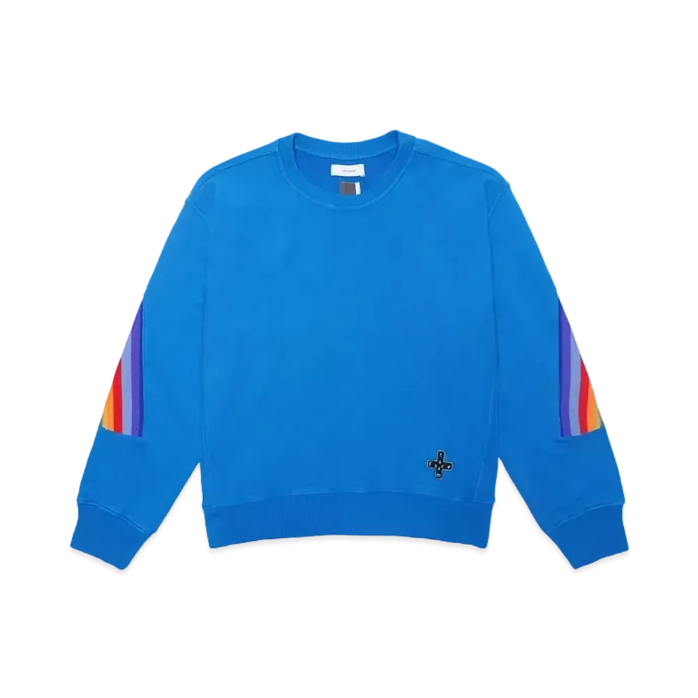 FACETASM STAY GOLD RIB XXL SWEAT "BLUE"