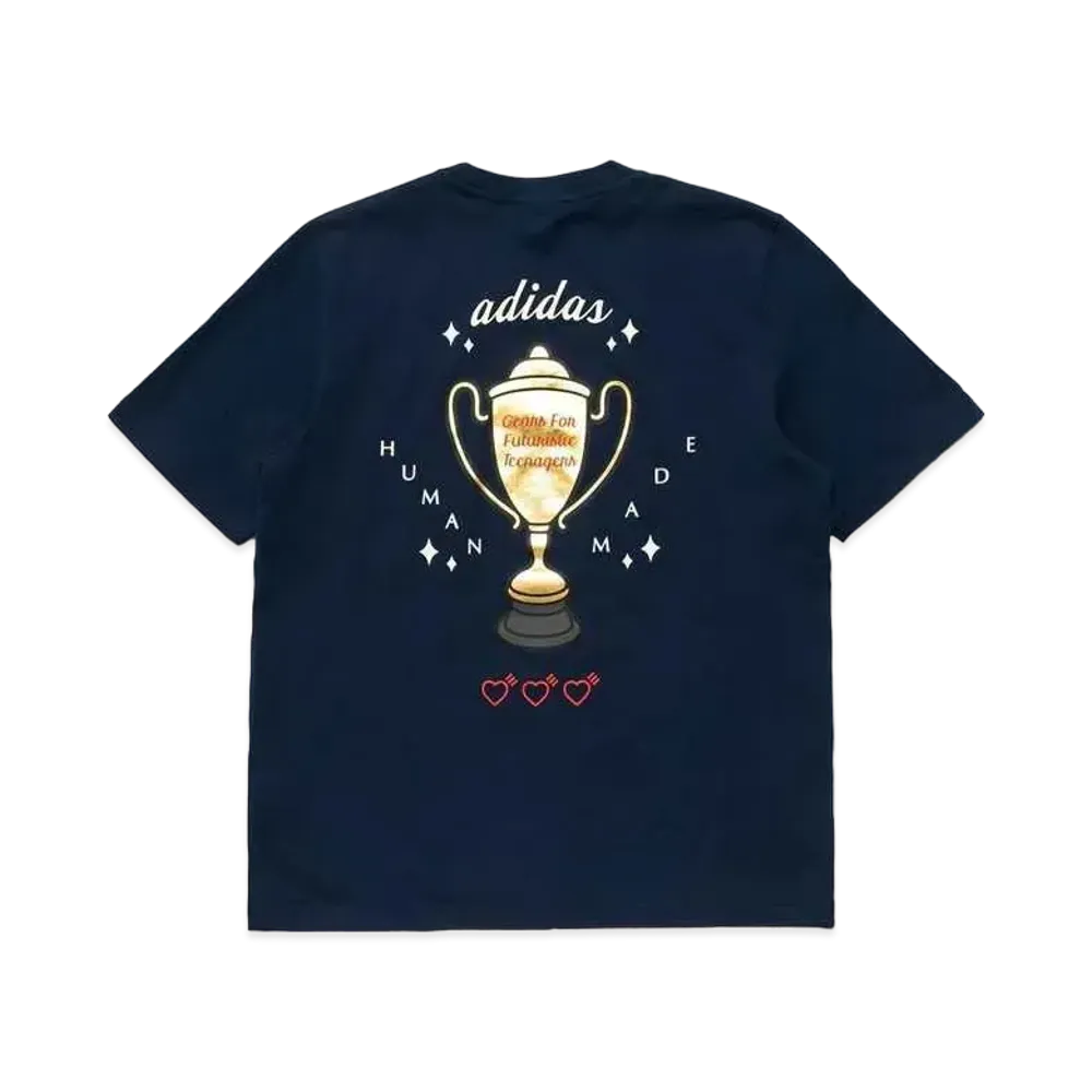 HUMAN MADE adidas Graphic Tee "Navy"