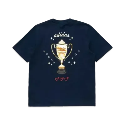 HUMAN MADE adidas Graphic Tee "Navy"
