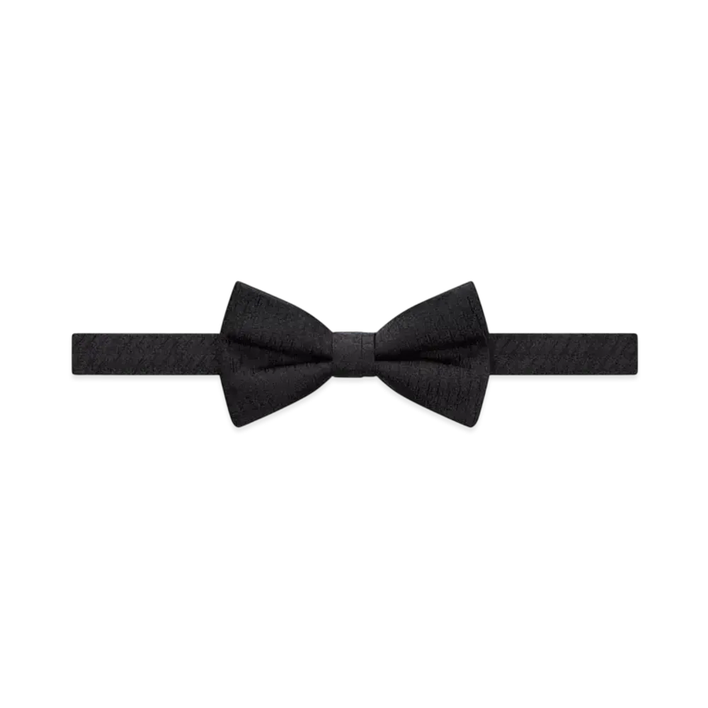Dior Oblique Bow Tie Silk "Black"