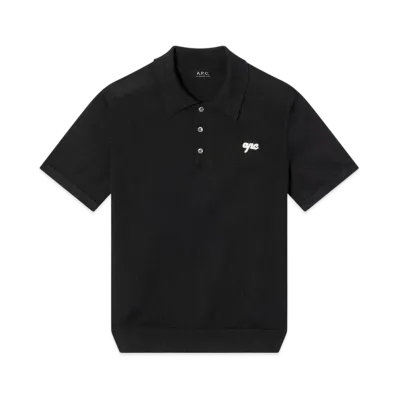 A.P.C. Gregorio Polo Shirts "Black"