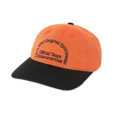 thisisneverthat TNT Team Cap "Orange/Black"