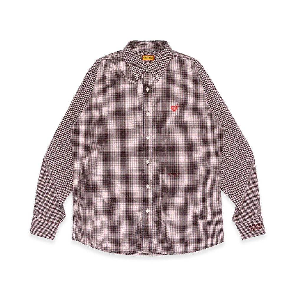 HUMAN MADE Check Bd Shirt "Red"