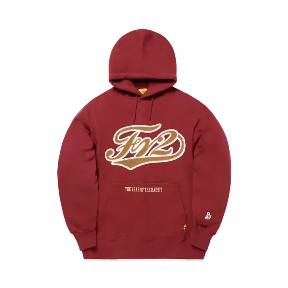 FR2 Oval Logo Hoodie "Burgundy"