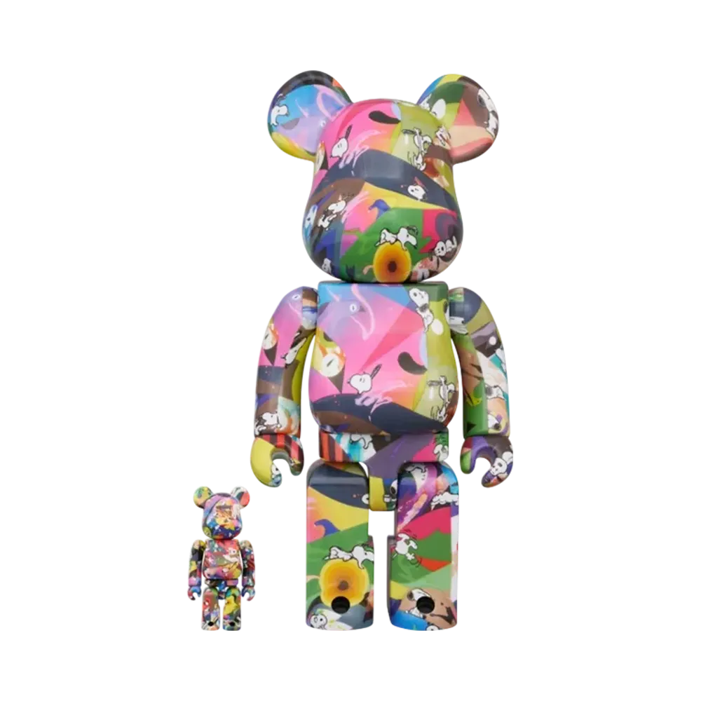 MEDICOM TOY "BEARBRICK" Tomokazu Matsuyama X Peanuts 100% & 400%