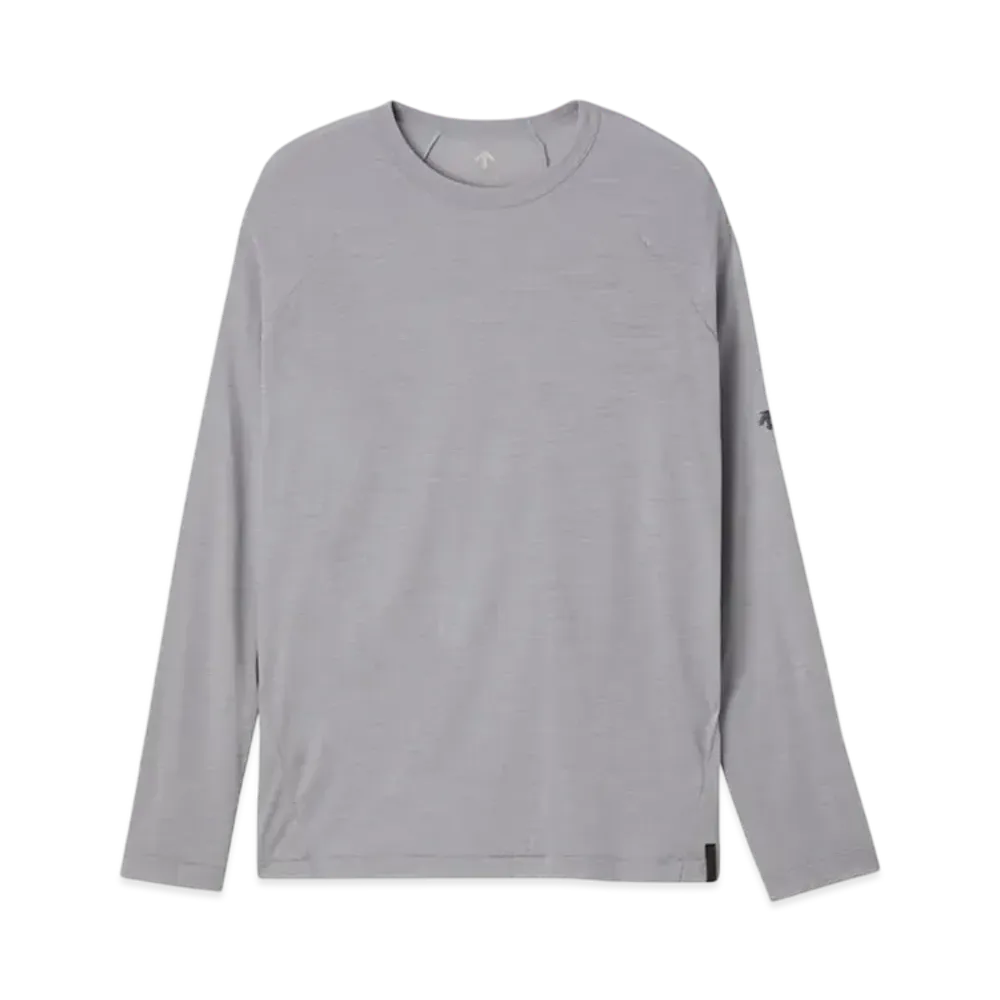 DESCENTE ALLTERRAIN Wool Long Sleeve T-Shirt "Chrome Grey"