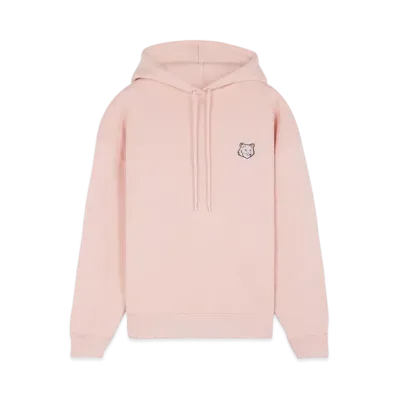 Maison Kitsune Women'S Bold Fox Head Patch Comfort Hoodie "Pasture rose"