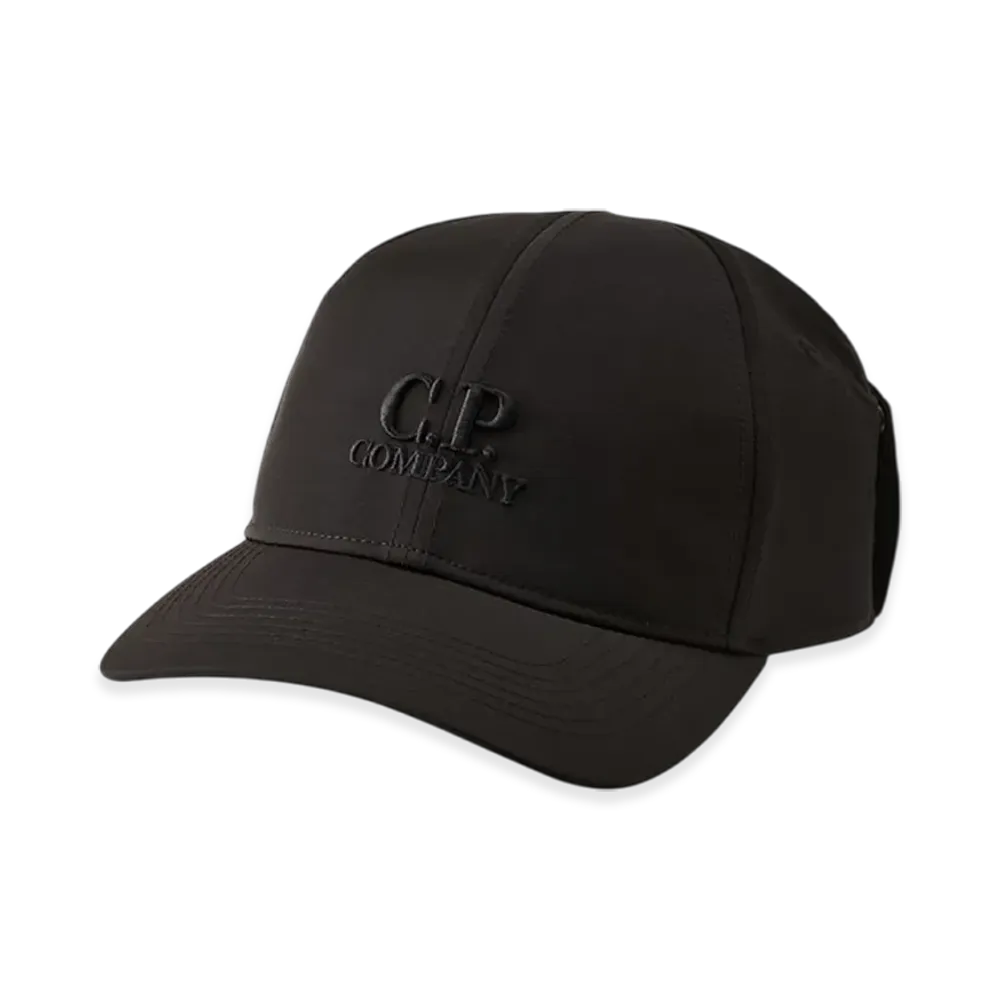 C.P. Company Chrome-R Goggle Cap "Total Eclipse Blue"