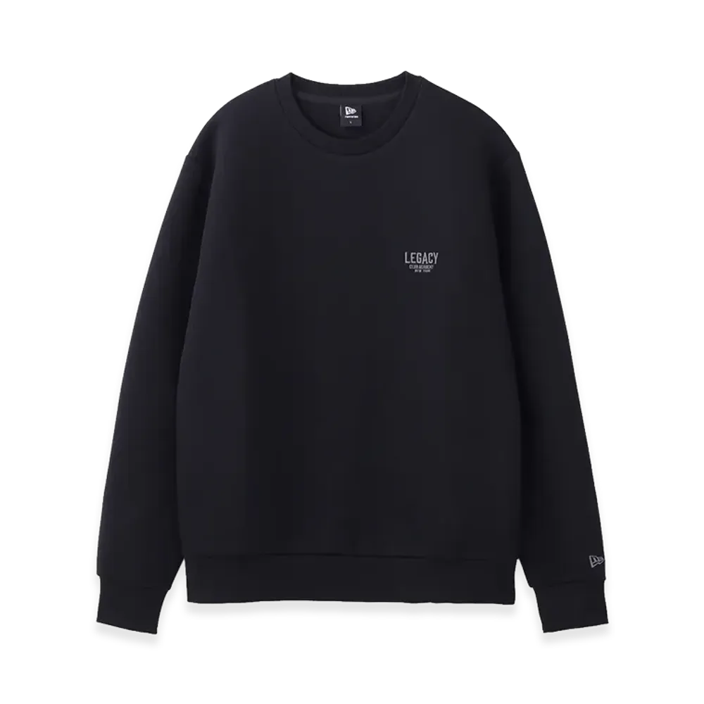 NEW ERA The Legacy Club Academy Tech Sweat Crewneck "Black"