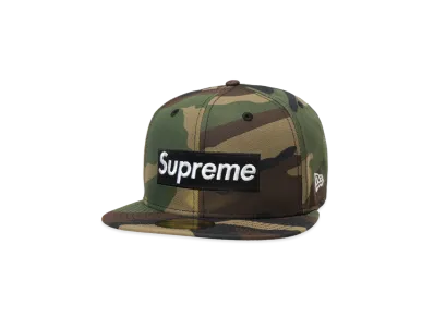 Supreme Rings Box Logo New Era "Woodland Camo"