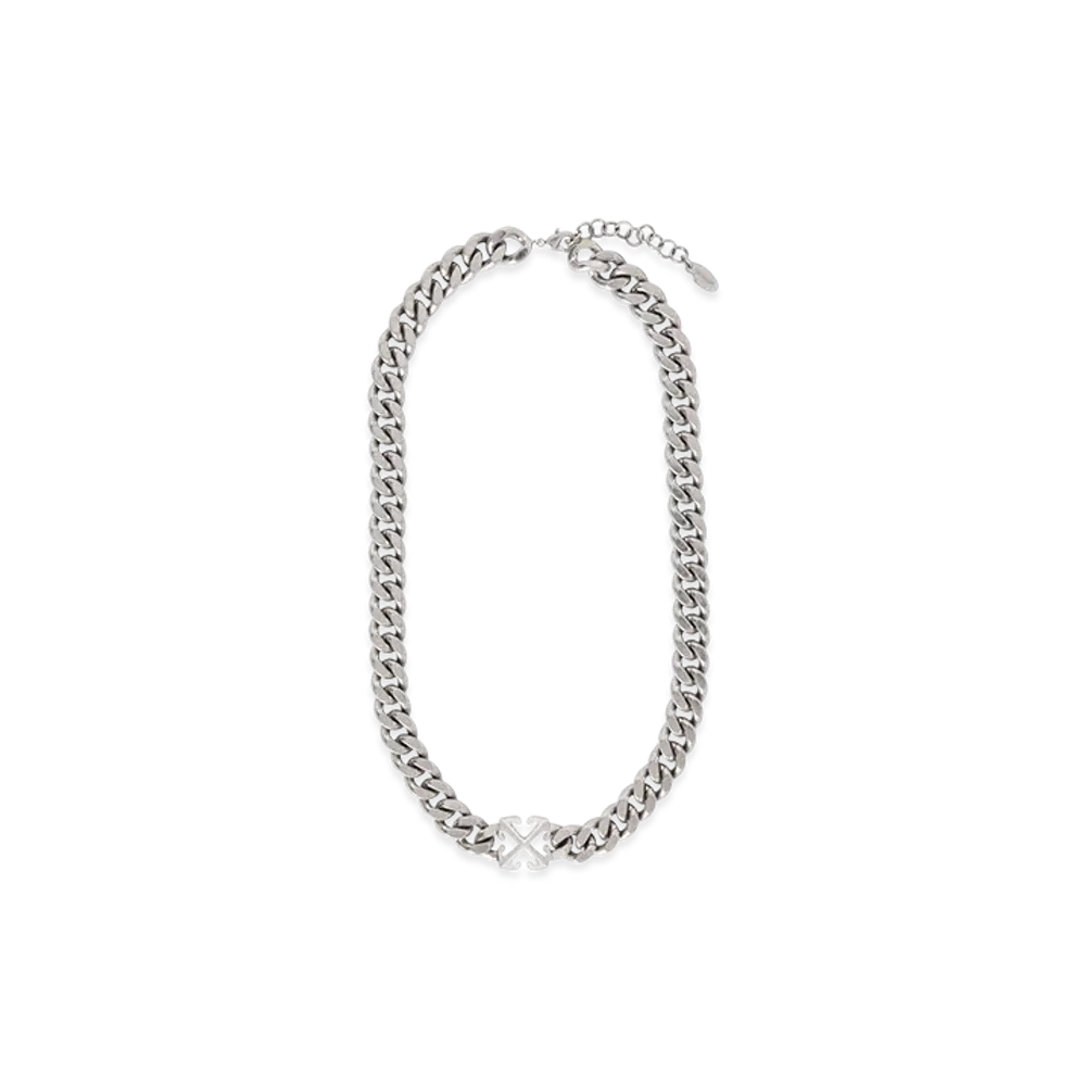 Off-White Arrow Chain Necklace "Silver"