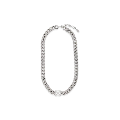 Off-White Arrow Chain Necklace "Silver"