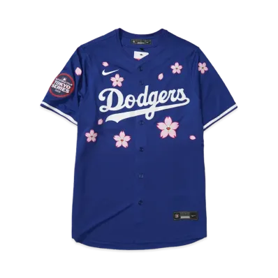 Takashi Murakami x MLB World Tour Tokyo Series 2025 Dodgers Tokyo Away Jersey "Blue"