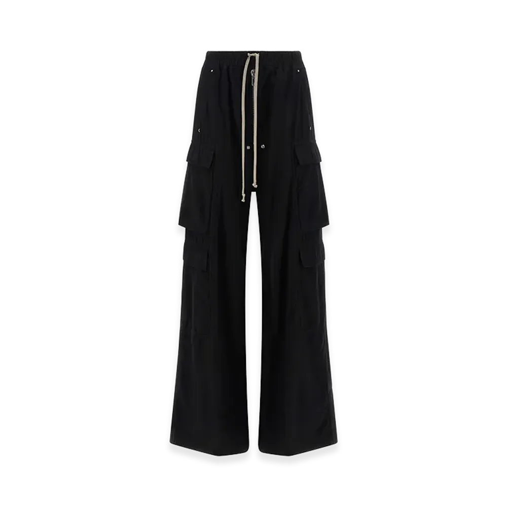 Rick Owens DRKSHDW Women's Double Cargo Jumbo Belas Pants "Black"