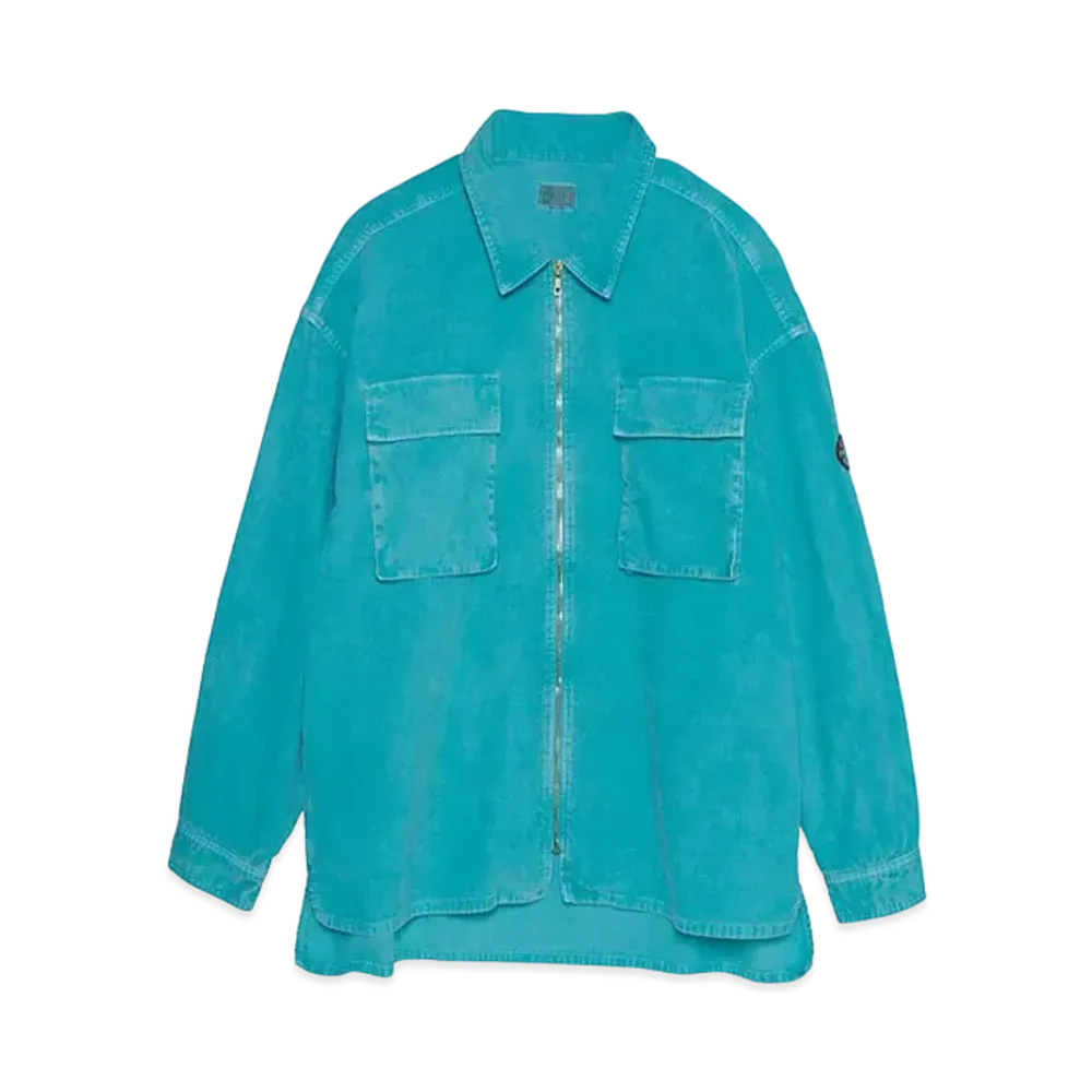Cav Empt (C.E) CORDUROY ZIP SHIRT JACKET "Green"