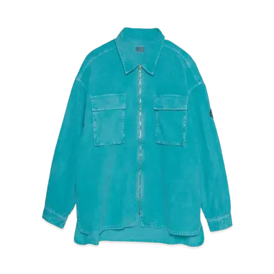 Cav Empt (C.E) CORDUROY ZIP SHIRT JACKET "Green"