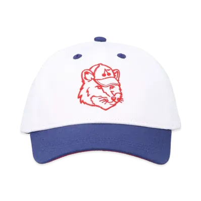 Maison Kitsune Kids Cap "White/Blue"