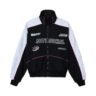 ANTI SOCIAL SOCIAL CLUB Racing Track Jacket "Black"