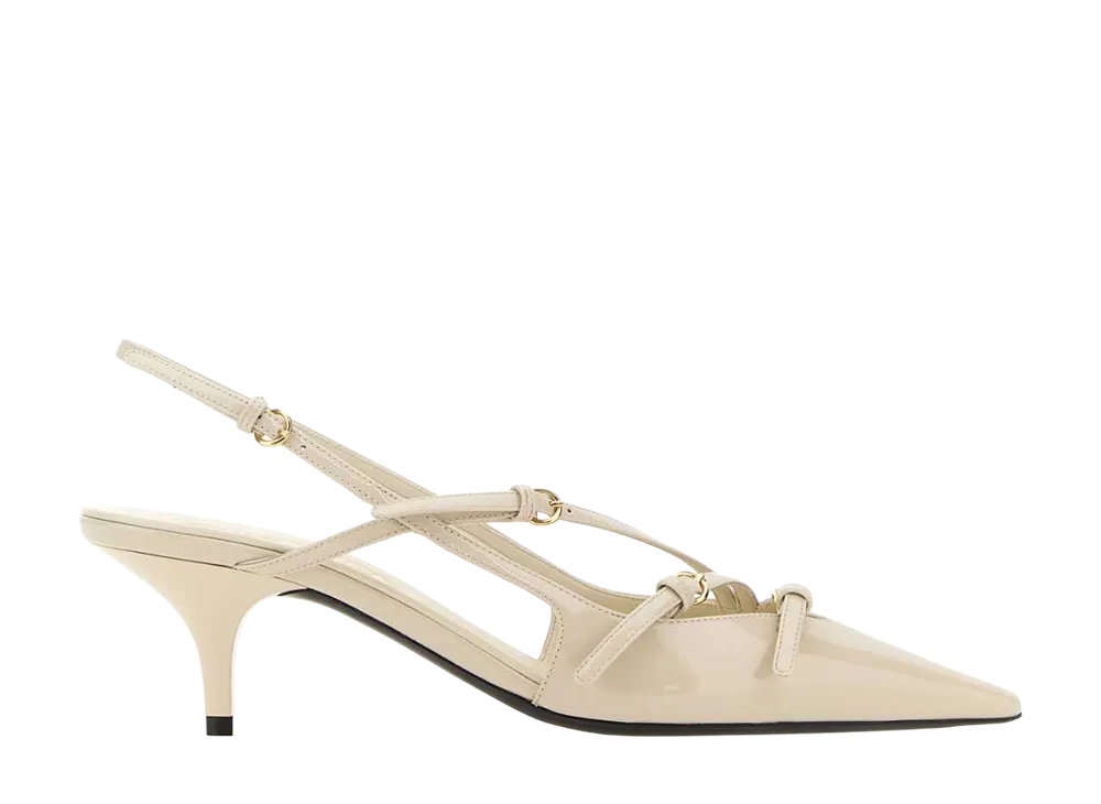 MIU MIU Women's Ivory Leather Pumps "White"