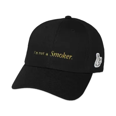 FR2 I’m not a Smoker Embroidery Cap "Black"