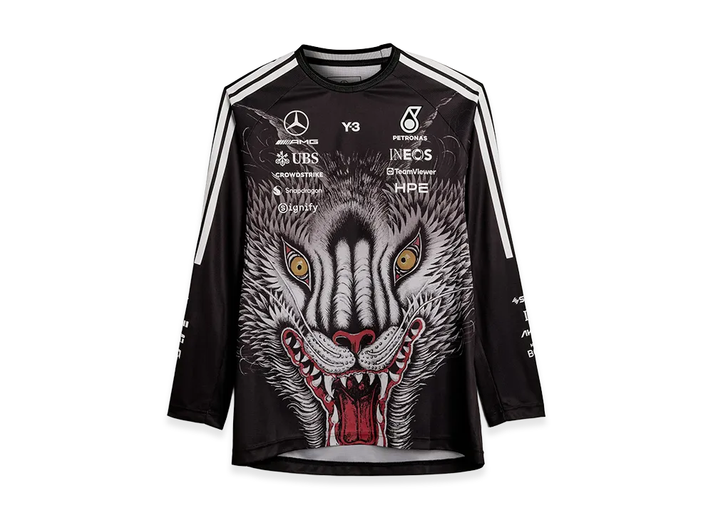 Y-3 x Mercedes AMG Petronas Formula 1 Team Driver Jersey Long Sleeve "Black"