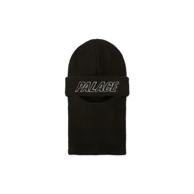 PALACE Fleece Facewarmer Beanie "Black"