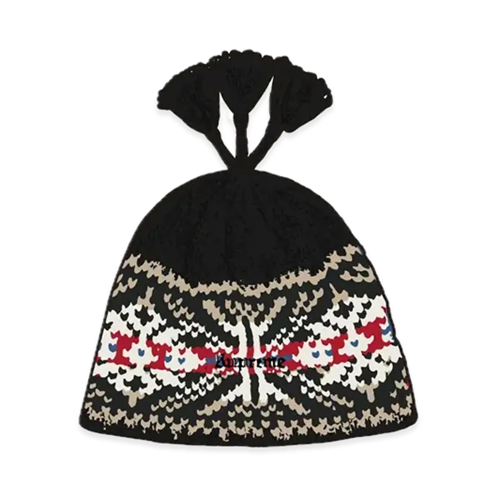 Supreme Tassel Beanie "Black"