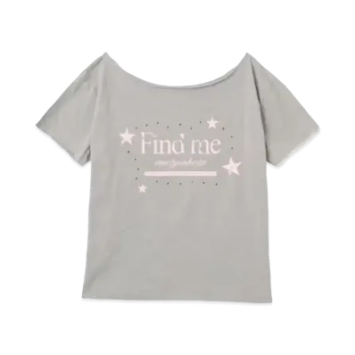 LAGUA GEM x atmos pink Print Tee "Grey"