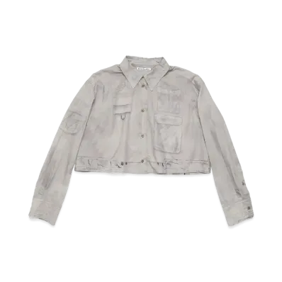 Acne Studios Printed Button Up Shirt "Light Brown"