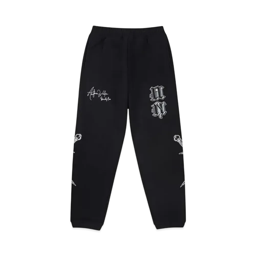 Unknown London Cracked Dagger Jogger "Black"