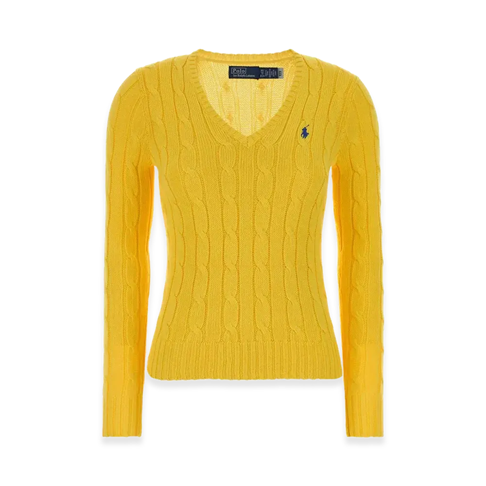 Polo Ralph Lauren Women's Cotton Sweater "Yellow"