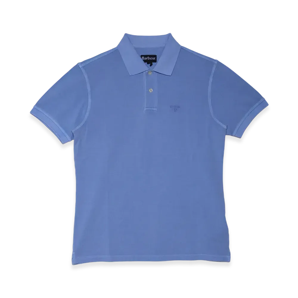 Barbour Washed Sport Polo Shirt "Sky"