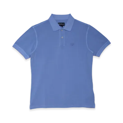 Barbour Washed Sport Polo Shirt "Sky"