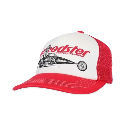 HYSTERIC GLAMOUR Speedster Mesh Cap "Red"