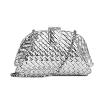 Bottega Veneta Small Lauren 1980 "Silver"
