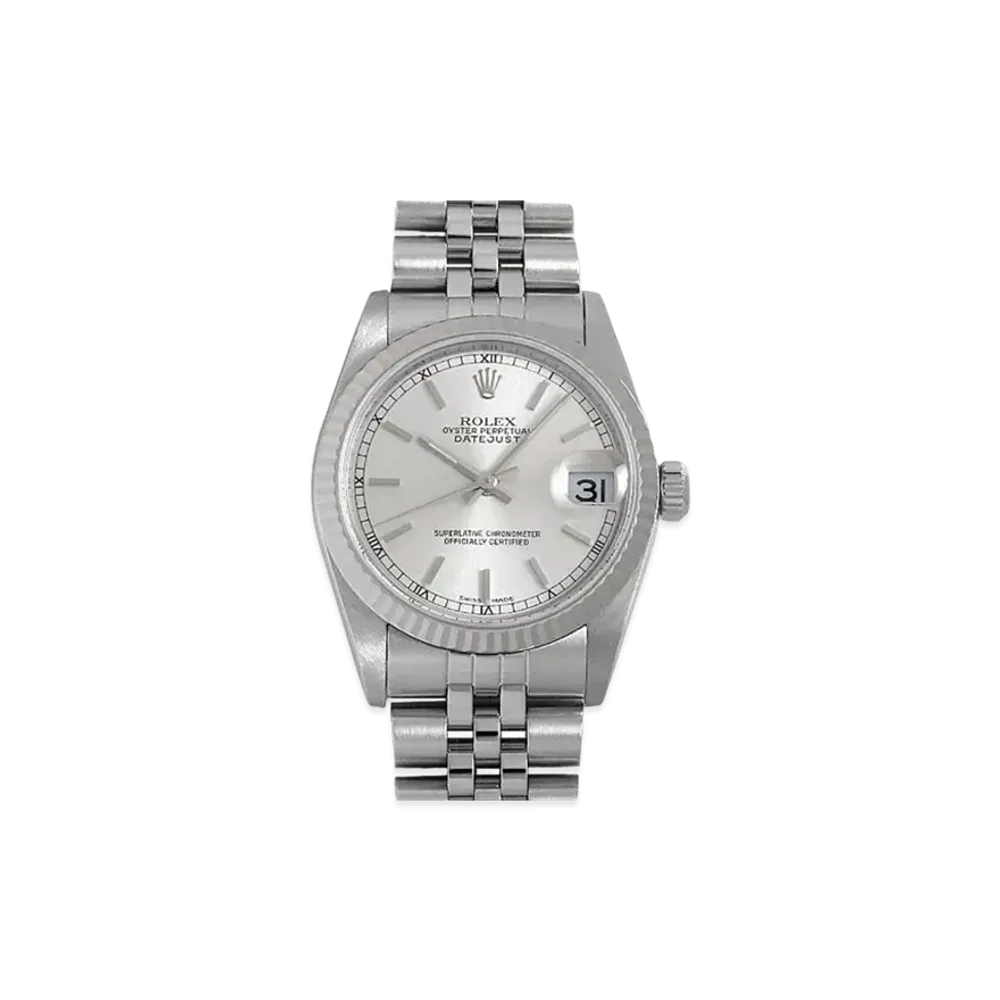 ROLEX Datejust "Silver/Stainless Steel/White Gold"
