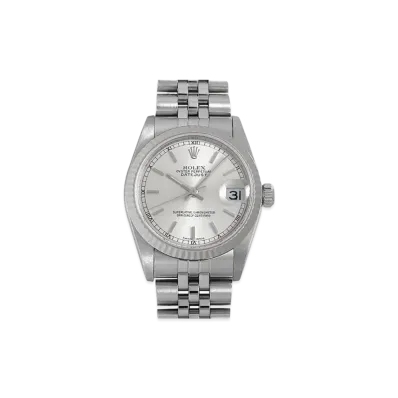 ROLEX Datejust "Silver/Stainless Steel/White Gold"