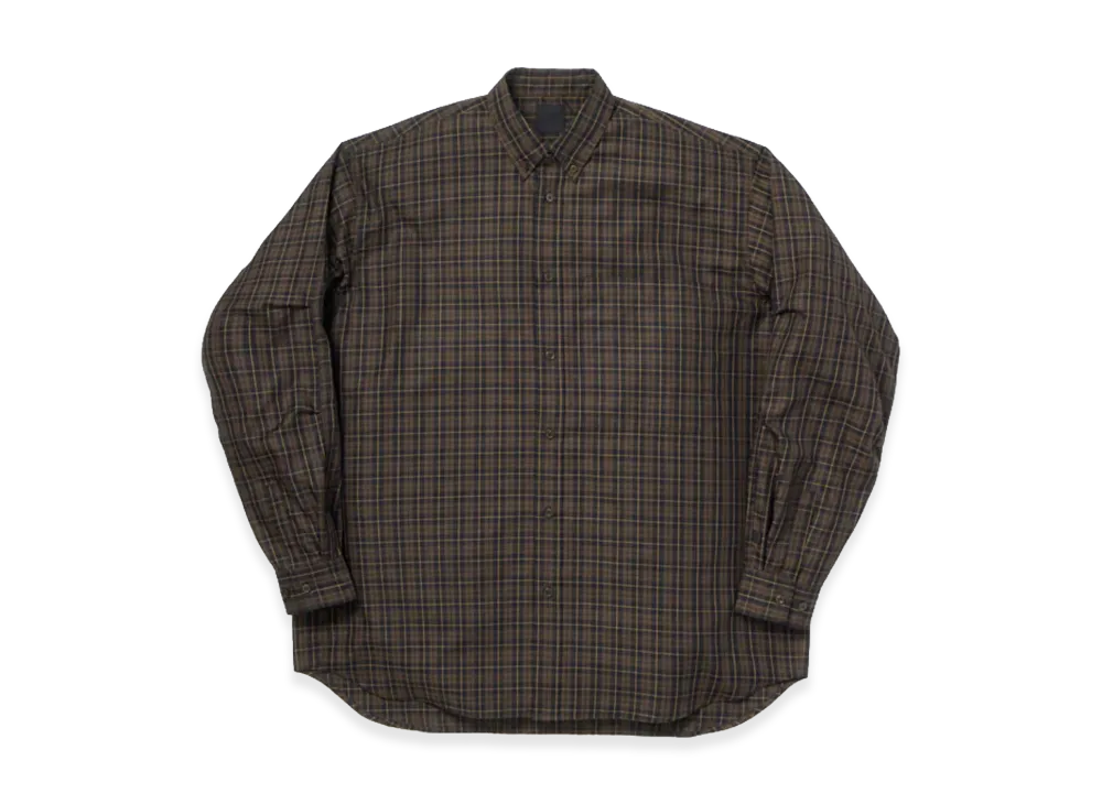 DAIWA PIER39 Tech Button Down Shirt L/S Plaids "Light Brown"