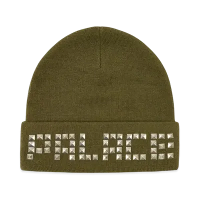 PALACE Emotional Studded Beanie "The Deep Green"