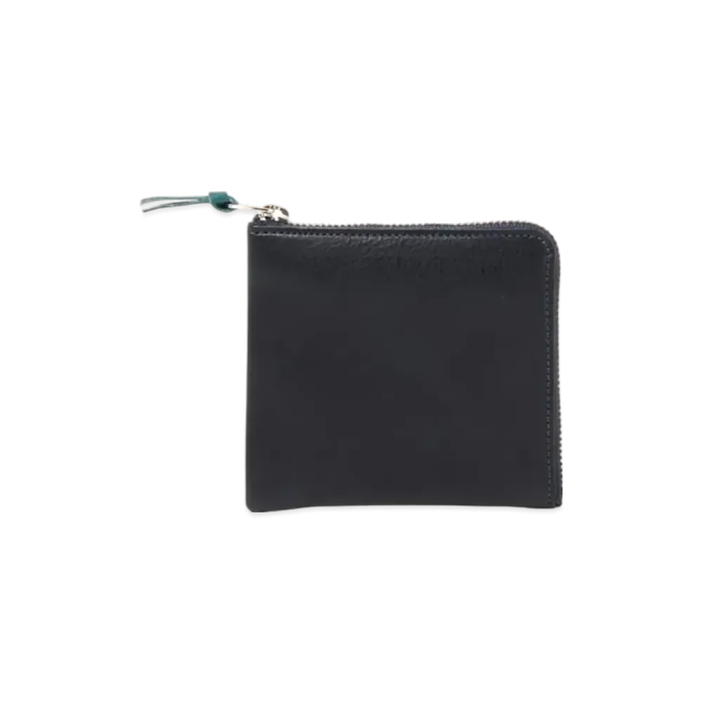 BEAMS Double Zip Wallet "Navy"