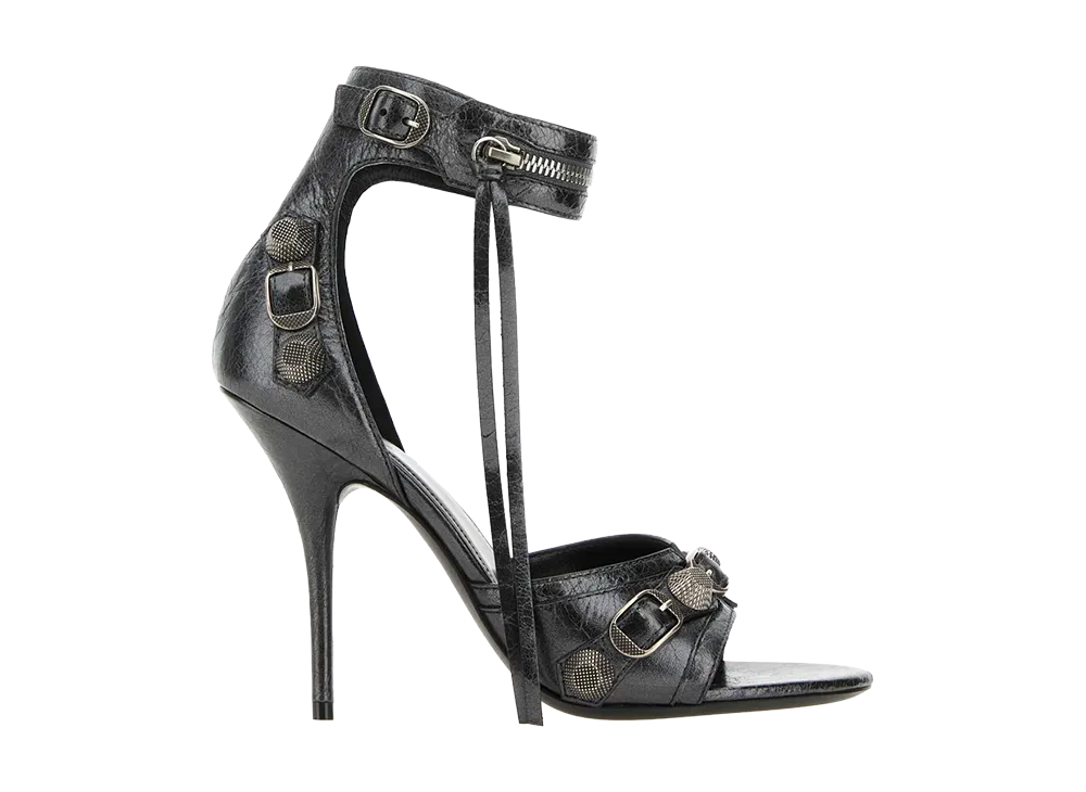 BALENCIAGA Women's Cagole H110 Sandals "Grey"