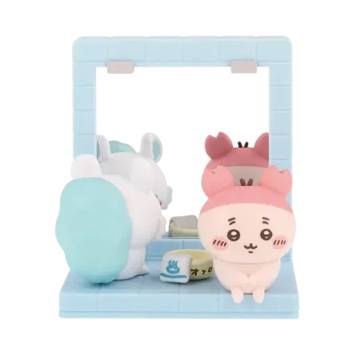 BANDAI "Ichiban Kuji" -Chiikawa ~A warm and cozy Chiikawa bath~- D Prize Cute? Washroom figure