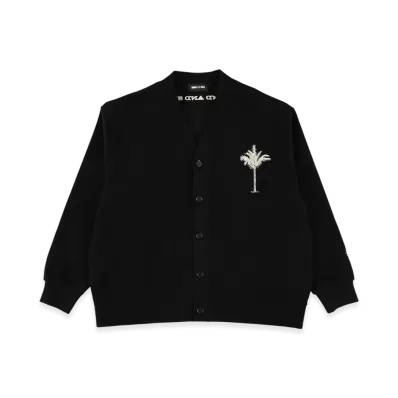 WIND AND SEA Palm Tree Sweat Cardigan "Black"