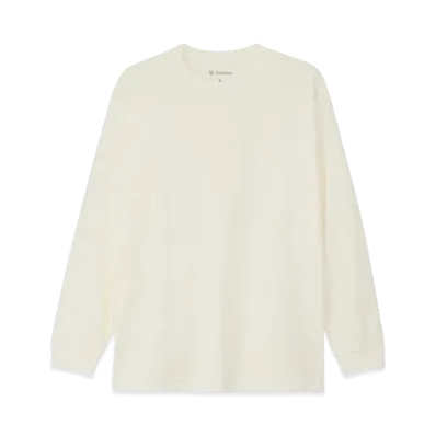 Goldwin Liopimum High Gauge P/J Long Sleeve T-Shirt (C3 Fit / Unisex) "Ivory"