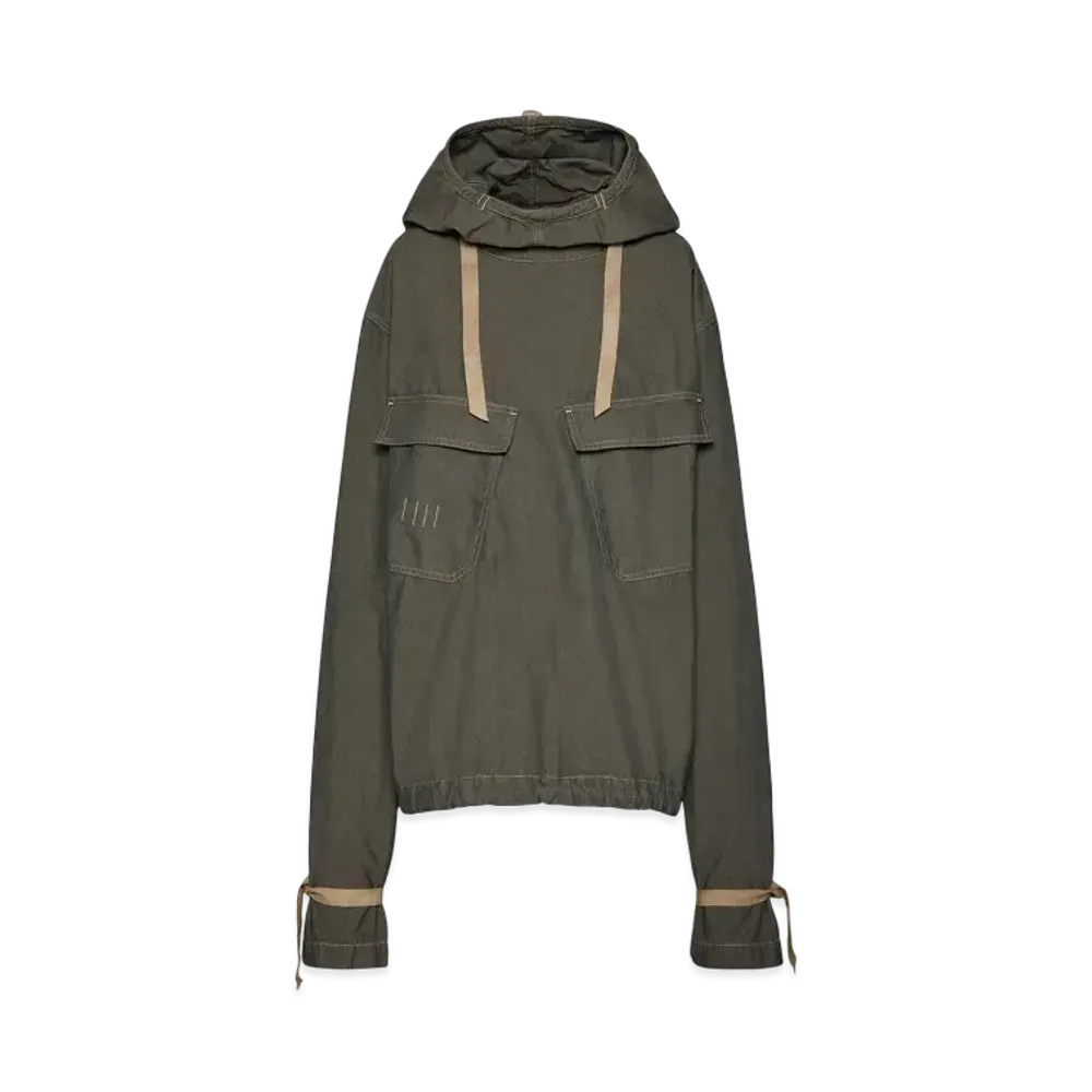 Maison Margiela Women's Hooded Jacket "Anthracite Melange"