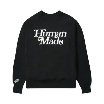 HUMAN MADE x Girls Don'T Cry Crew Neck Sweatshirt "Black" / VERDY