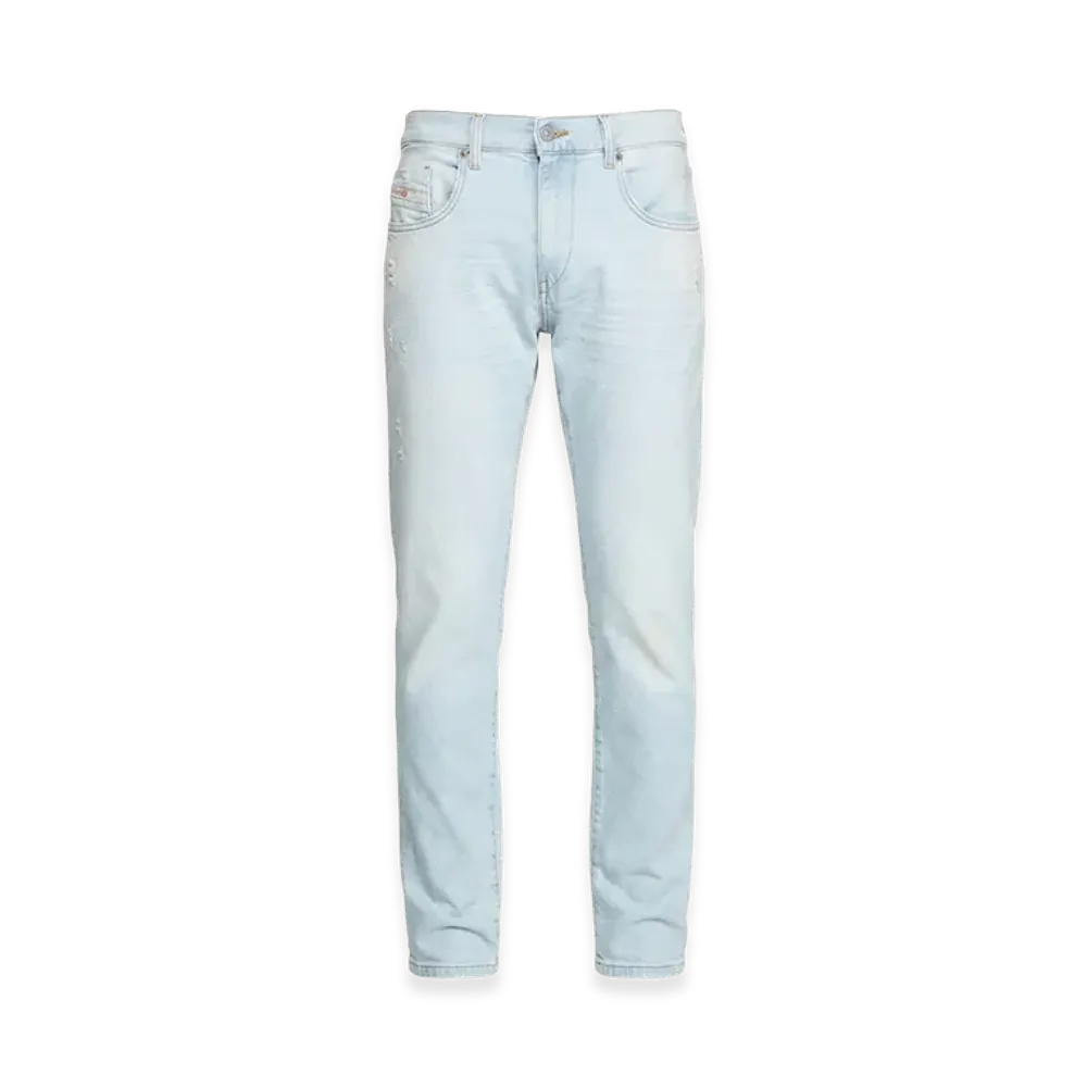 Diesel Distressed Zip Fly Jeans 2019 D-Strukt "Saxe"